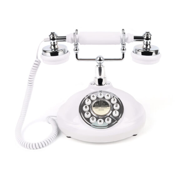 Retro Round Button Landline CT-8301 – Push-Button Telephone