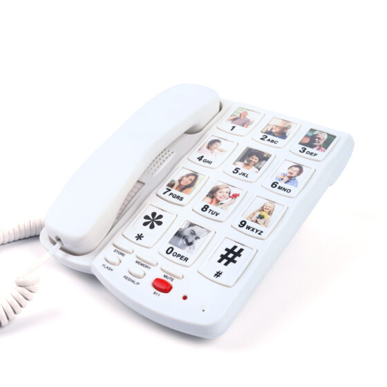 Big Button Telephone with Memory Keys CT-258