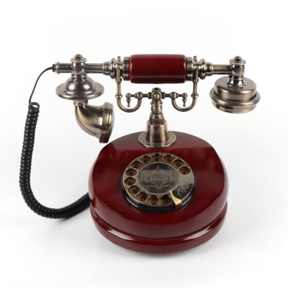Vintage Red Audio Telephone – Classic Design CT-8026