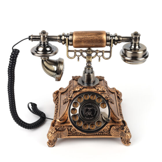 Vintage Rotary Audio Telephone with Classic Design CT-8305